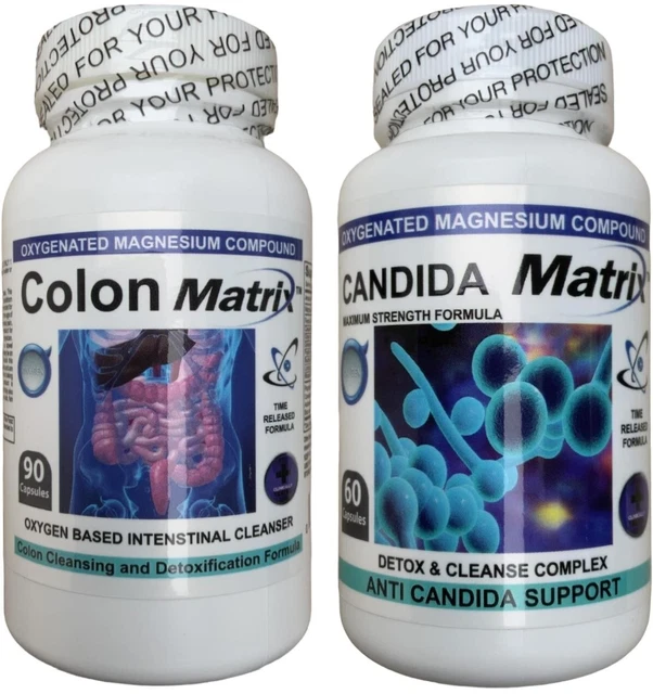 Colon Aid COLON INTESTINAL CLEANSE / Candida Detox Yeast Balance Odor Thrush ...