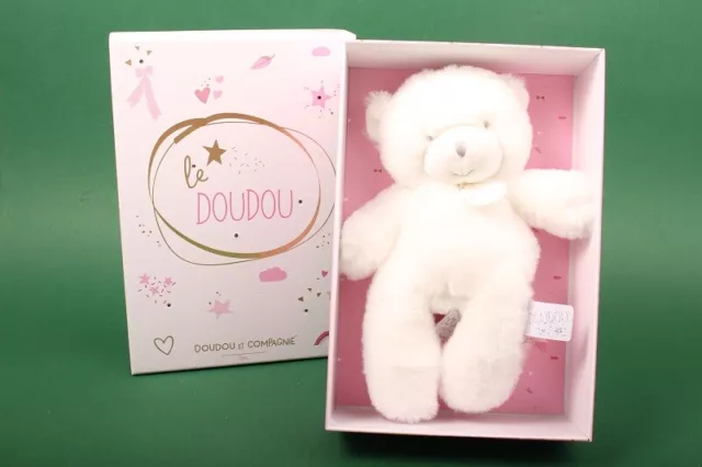 Schmuse-Bärchen Pantin Ours Rose DouDou Geschenk Geburt Geburtstag Weihnachten