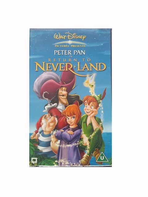 Peter Pan In Return To Never Land VHS Video Cassette Tape