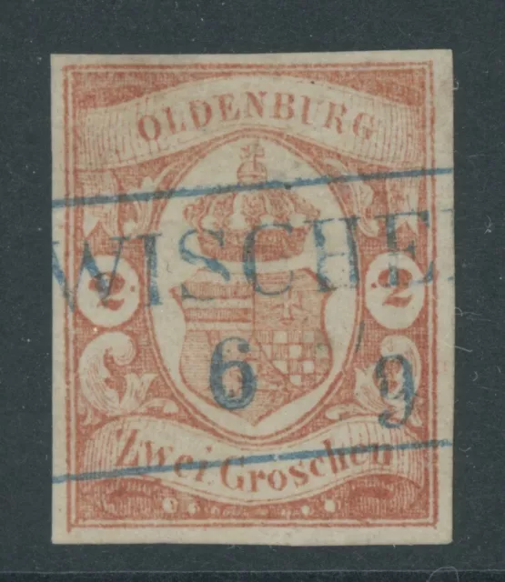 Oldenburg Mi. Nr. 13 gestempelt Fotobefund Berger BPP 550 Euro