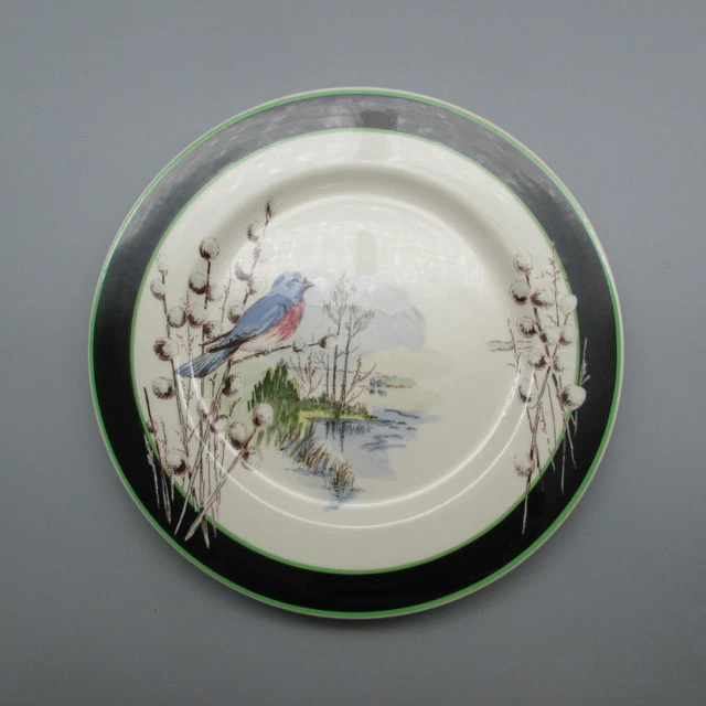 SYRACUSE Nature Study Birds #29 Bluebird Dinner Plate Railroad Homestead Hotel