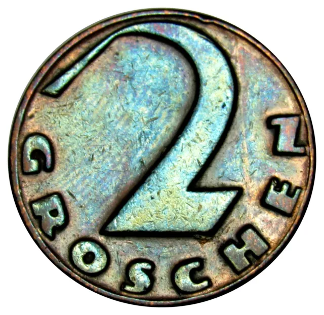 Austria 2 Groschen coin 1929 KM#2837 (a4)