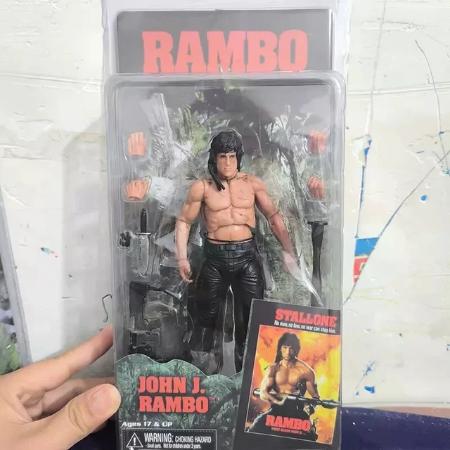 NECA JOHN RAMBO First Blood Part II Action Figure 18cm Officially ...