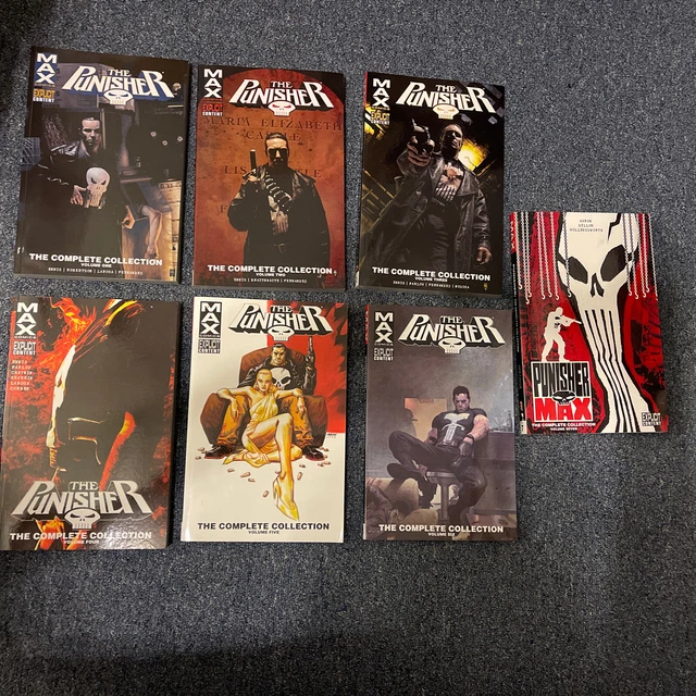 Punisher Max Complete Collection TPB Graphic Novel Full Set Brand New Vol 1-7
