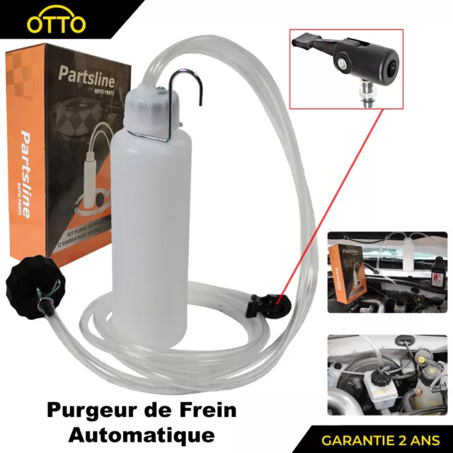 FreeTec 1L Fluide Purgeur de Frein Outil air Pneumatique Voiture
