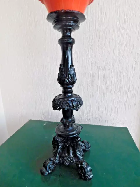 stunning kerosene or oil banquet table lamp very tall 74cm 2