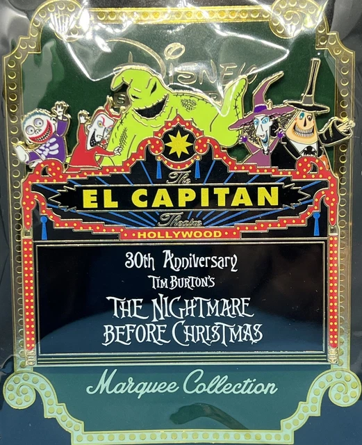 DISNEY DSSH DSF Nightmare Before Christmas 30th El Capitan Marquee Pin