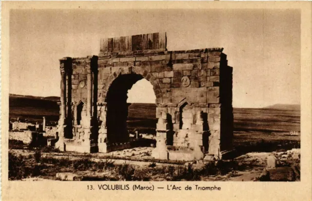 CPA AK VOLUBILIS L'Arc de Triomphe MAROC (825254)