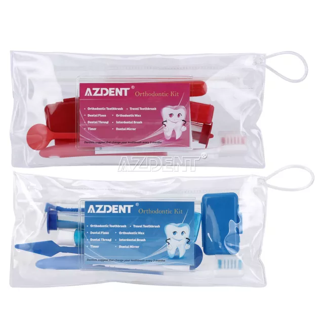 Hygiene Oral Care Teeth Clean Orthodontic Brush Whitening Floss Interdental Kit