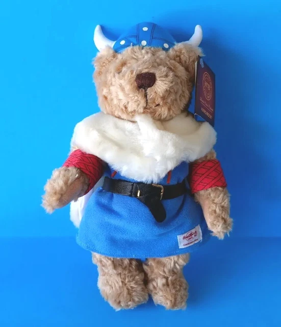 Herrington Teddy Bear HARD ROCK CAFE COPENHAGEN Denmark Viking Plush Bear #79