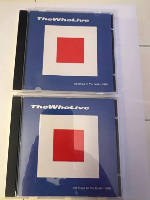米2discs CD Who The Who Live - The Blues To The Bush / 1999 NONE Musicmaker.com /00220 The Who – The Who Live - The Blues To The Bush / 1999 – 2 x