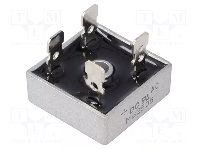 Einphasen Bridge Rectifier If: 25A Urmax : 50V Ifsm : 400A MB2505 Einphasend