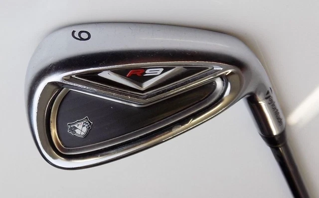 TaylorMade R9 TP 9 Iron Fujikura SLDR S Flex Graphite Shaft Sharpro Grip TaylorMade R9 TP 9 Iron Fujikura SLDR S Flex Graphite Shaft Sharpro Grip