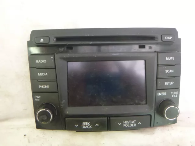 12 13 14 Hyundai Sonata Radio Cd Face Plate 96180-3Q8004X PHO259