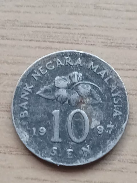 Malaysia Coin, 10 Sen, 1997