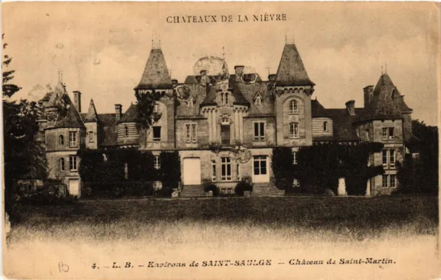 CPA AK Chateaux de la Nievre - Env. de St-SAULGE - Chateau de (456776)