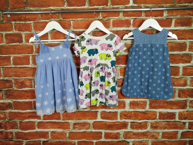Baby Girl Bundle Age 18-24 Months Next Gap T-Shirt Sundress Set Summer Blue 92Cm