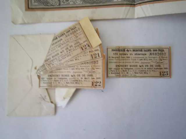 Emprunt Russe 4 % Or De 1889