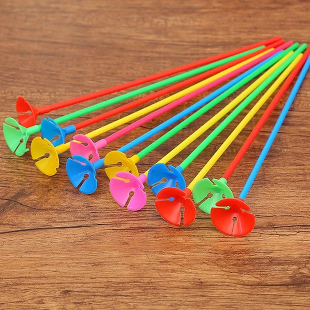 Multicolor 32/40cm Latex Balloon Stick Balloon Holder Party Inflatable Balls
