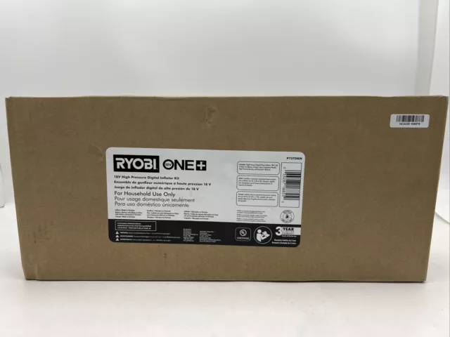 RYOBI ONE 18V Cordless High Pressure Digital Inflator Air