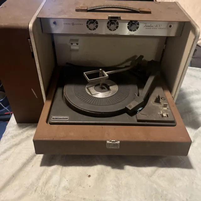 Vintage General Electric Solid State Stereo 400 record player Restore Not Workin