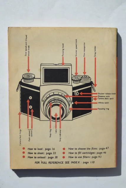 GUIDE EXACTA, 1952-1954 livre de presse focale par W. D. Emanuel 2