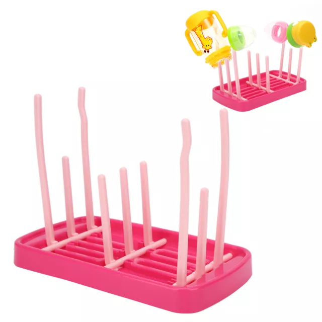 Baby Bottle Drying Rack Infant Cleaning Bottle Stand Shelf Drainer Holder Dryer