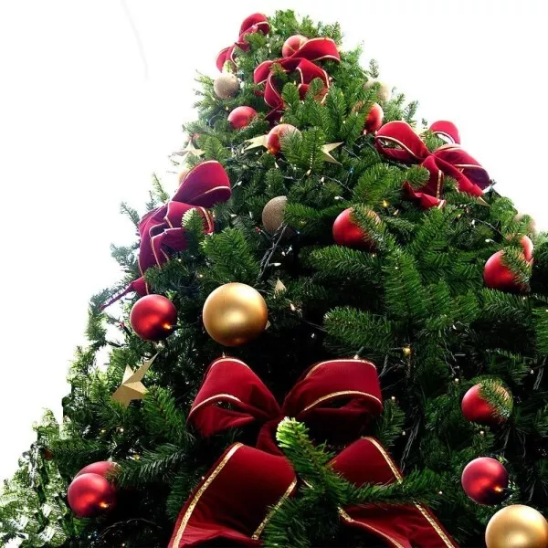 16 Palline Decorative Per Addobbi Albero Di Natale Glitterate E Lucide Colore