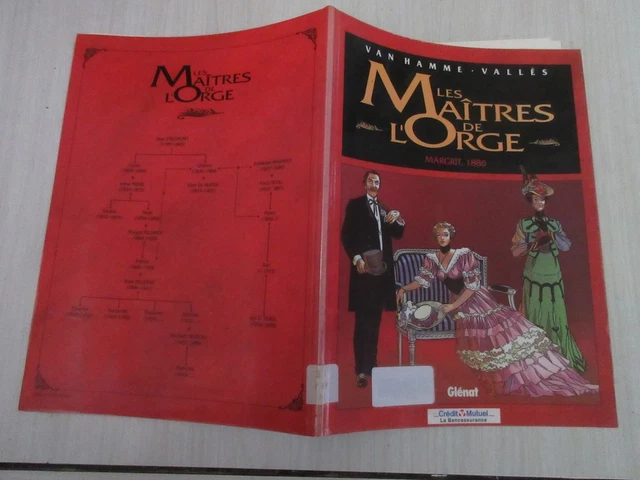 BD LES MAITRES de l'ORGE - MARGRIT 1886 - Van Hamme Vallès - 1993 - Ed