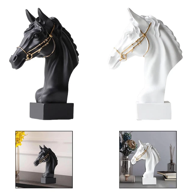Figurines Design Têtes D'Animaux En Résine - Sculptures Modernes Pour Déco (Lot Variable)