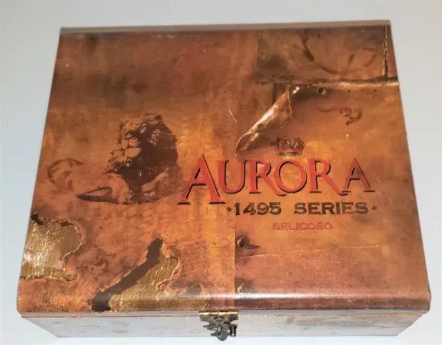 Vintage RARE Aurora Cigar Box Tobbaco