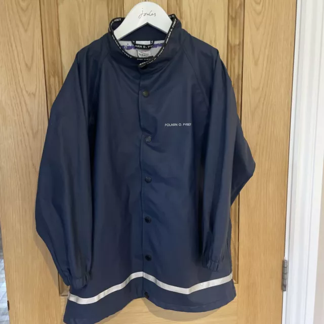 Polarn O Pyret 7 8 122 128 Blu Navy Impermeabile Riflettente B G