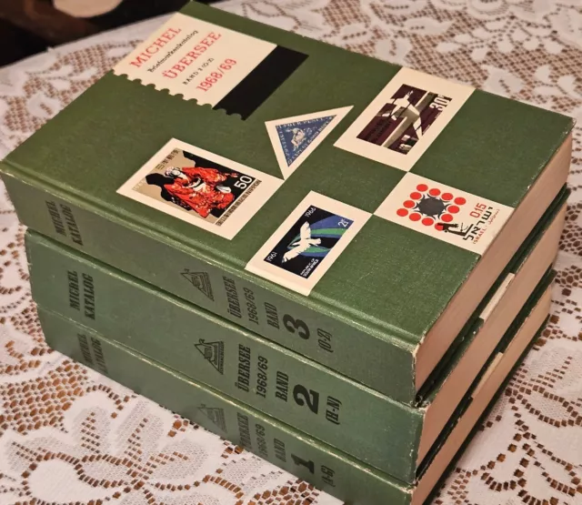1968/69 - Michel - Ubersee - Briefmarkenkatalog - German Stamp Books -Hardcover