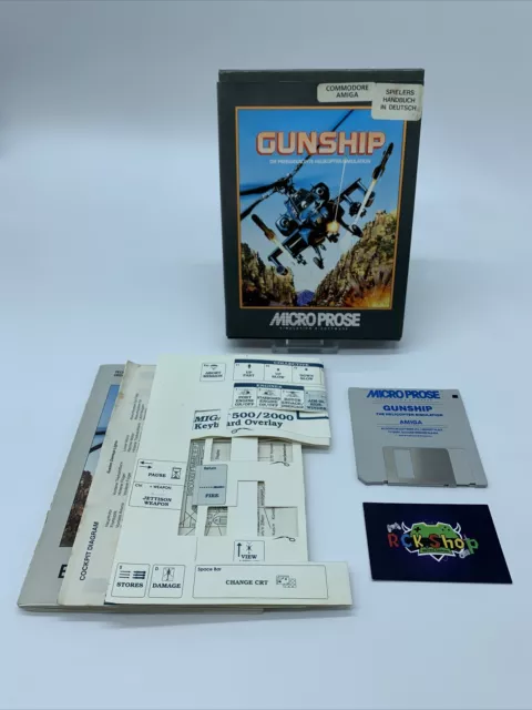 Amiga Spiel - GUNSHIP - Sammler - OVP