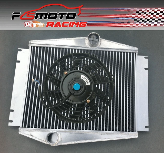ALUMINUM TURBO INTERCOOLER+FAN For Volvo 850 S70 V70 C70 1998 1999 2000