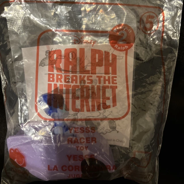 Happy Meal Toy, Ralph Breaks the Internet, Mcdonalds, Vanellope, Racer, #5 2018