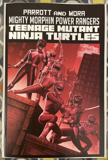 POWER RANGERS / NINJA TURTLES II #1 (Boom!/IDW 2022) Bernado TMNT Variant Cvr G