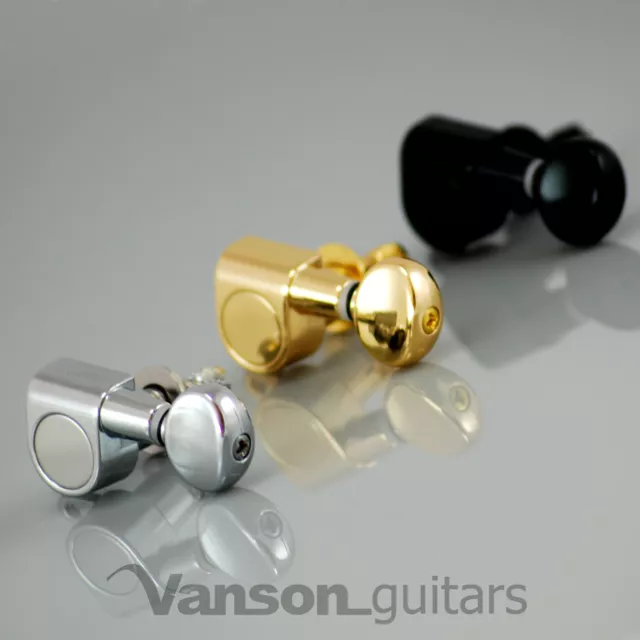 6 x New VANSON Vintage Locking Tuners, Machine heads, for Strat, Tele ®* V05-LK