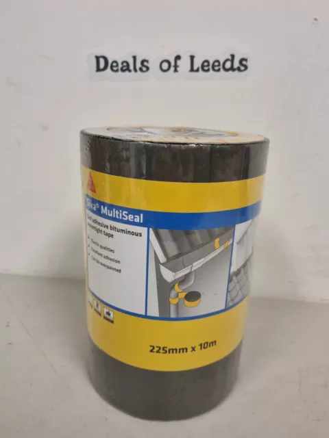 SIKA MULTISEAL SEALING Self Adhesive Flashing Tape Band 10m 225mm lead look  Roof £22.99 - PicClick UK