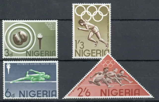 1964 - Nigeria - Tokyo Olympic Games, 4 val. MNH **