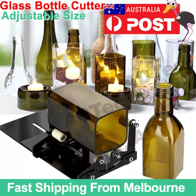 Glass Bottle Cutter Cutting Tool Upgrade Version Square & Round Bottle Cutter AU