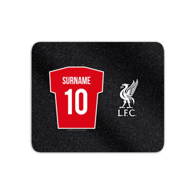 Liverpool Mouse Mat Personalised Shirt Name Number Official LFC Mousepad 2