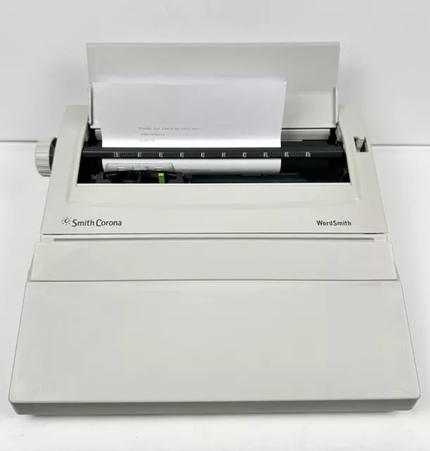 Smith Corona KA13 Wordsmith Portable Electric Typewriter