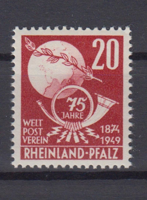 Französische Zone Rheinland Pfalz 51 Freiherr v. Ketteler 6 Pf postfrisch
