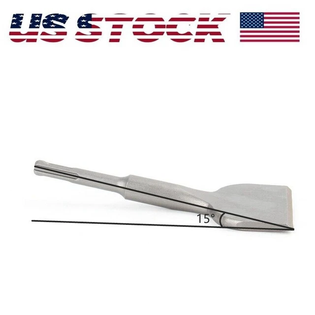 1PC SDS PLUS Rotary Hammer Bits Drill Bit & Chisel Round Shank Groove Concrete
