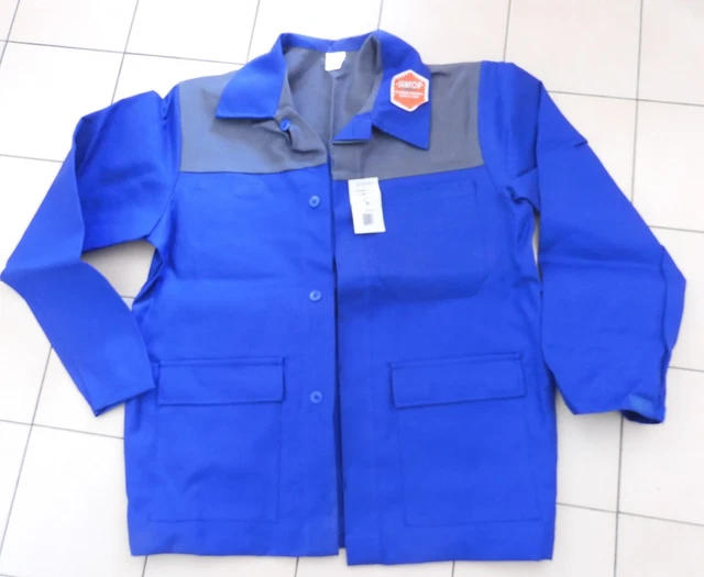 VESTE BLEU DE travail Sanfor neuve Taille 48 EUR 9,00 PicClick FR