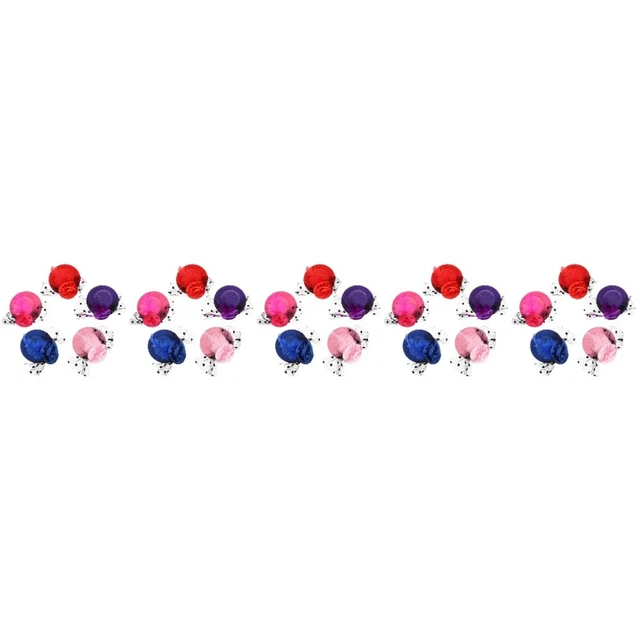 5 pz bambola travestimento cappello tessuto mini cappelli per fai da te clip cappello