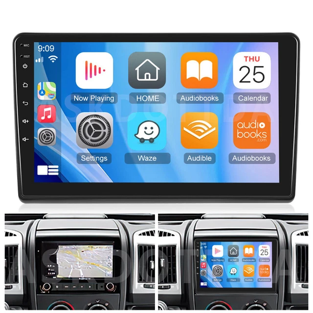 Autoradio Android 13 Per Fiat Ducato, Peugeot Boxer, Citroen Jumper - 9 Pollici Con CarPlay Wireless, 4G+64G E Telecamera Posteriore - Foto 2