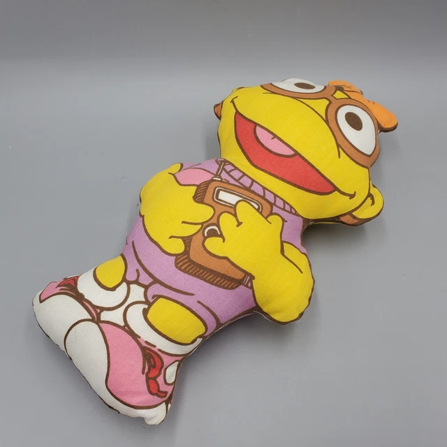 Muppets Scooter Pillow Doll Stuffed Plush Muppet Babies Fabric Panel 12 inch 3