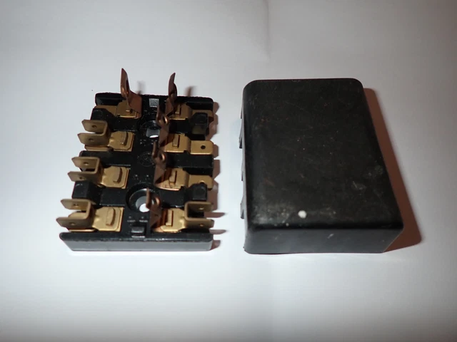 Universal 4-Fuse Box For MZ, ETZ, ES, TS, SIMSON, AWO Motorcycles & Mopeds - 16A Cartridge Style